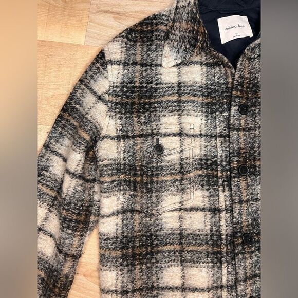 Limited edition Aritzia Wilfred Free The Ganna Wool Button-up Jacket Shacket - Picture 2 of 6